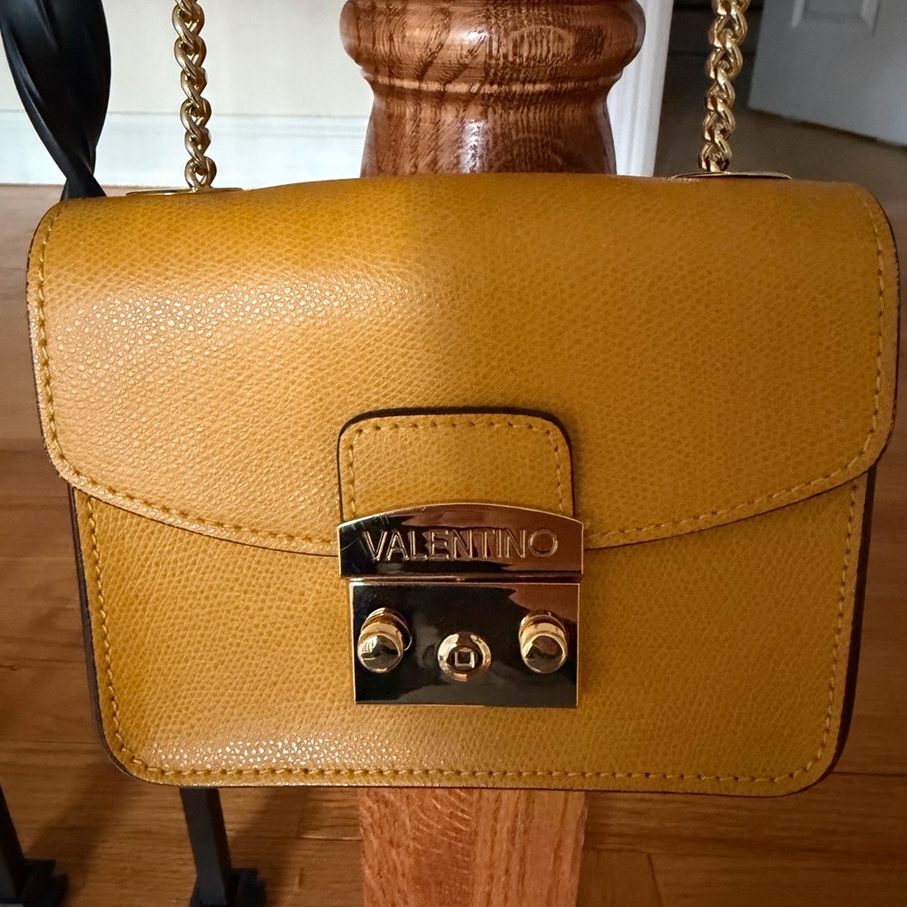 Valentino By Mario Valentino Yellow Mini Bag - Picture 5 of 6